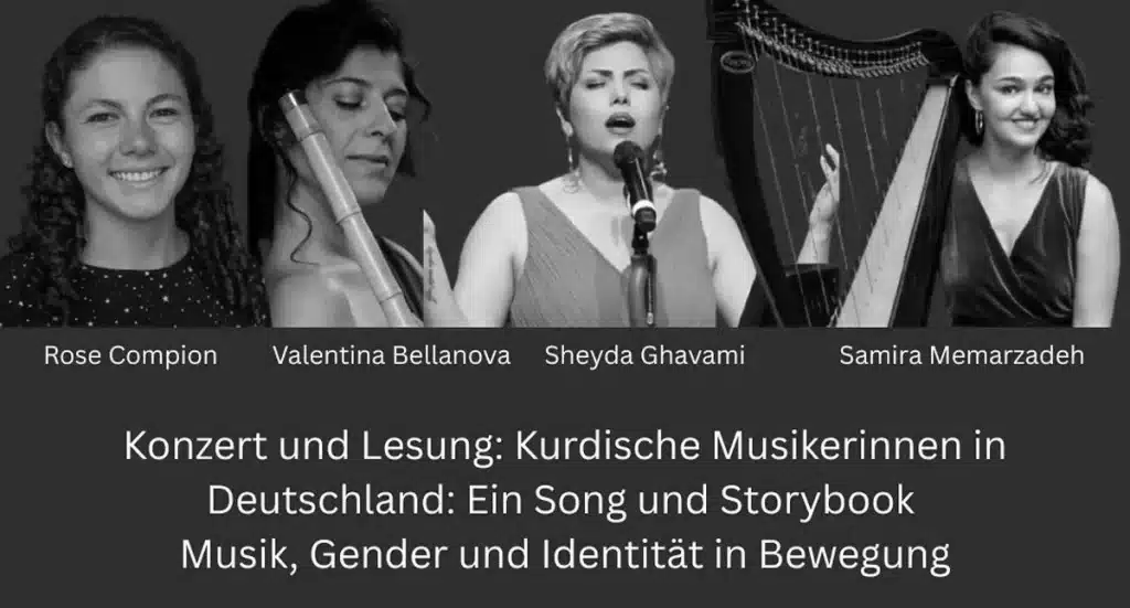 Konzert und Lesung: Kurdische Musikerinnen in Deutschland